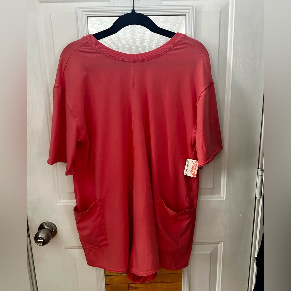 Free People FP Movement Hot Shot Romper XS - Extra Small - Hibiscus